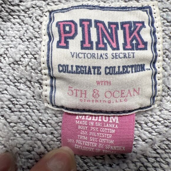 PINK Victoria's Secret Texas Longhorns UT Gray Sweatshirt Medium College Sports - Picture 2 of 7